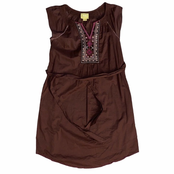 EUC Anthropologie Maeve Embroidered Dress - Sz 0 - Picture 6 of 7